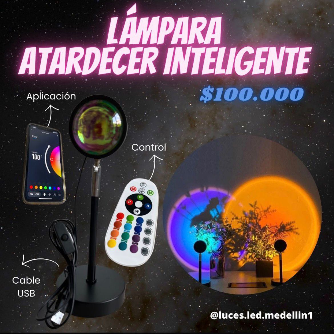 Lámpara Atardecer
